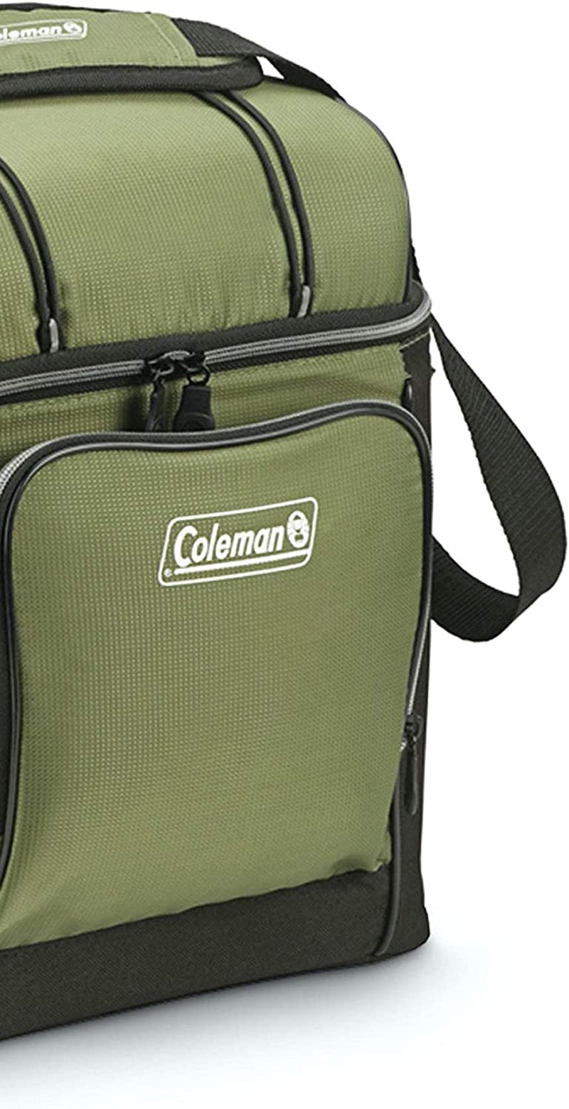 Insulated Portable Soft Cooler, Leak-Proof 30 Can Capacity Ice Cooler with Ice Retention
