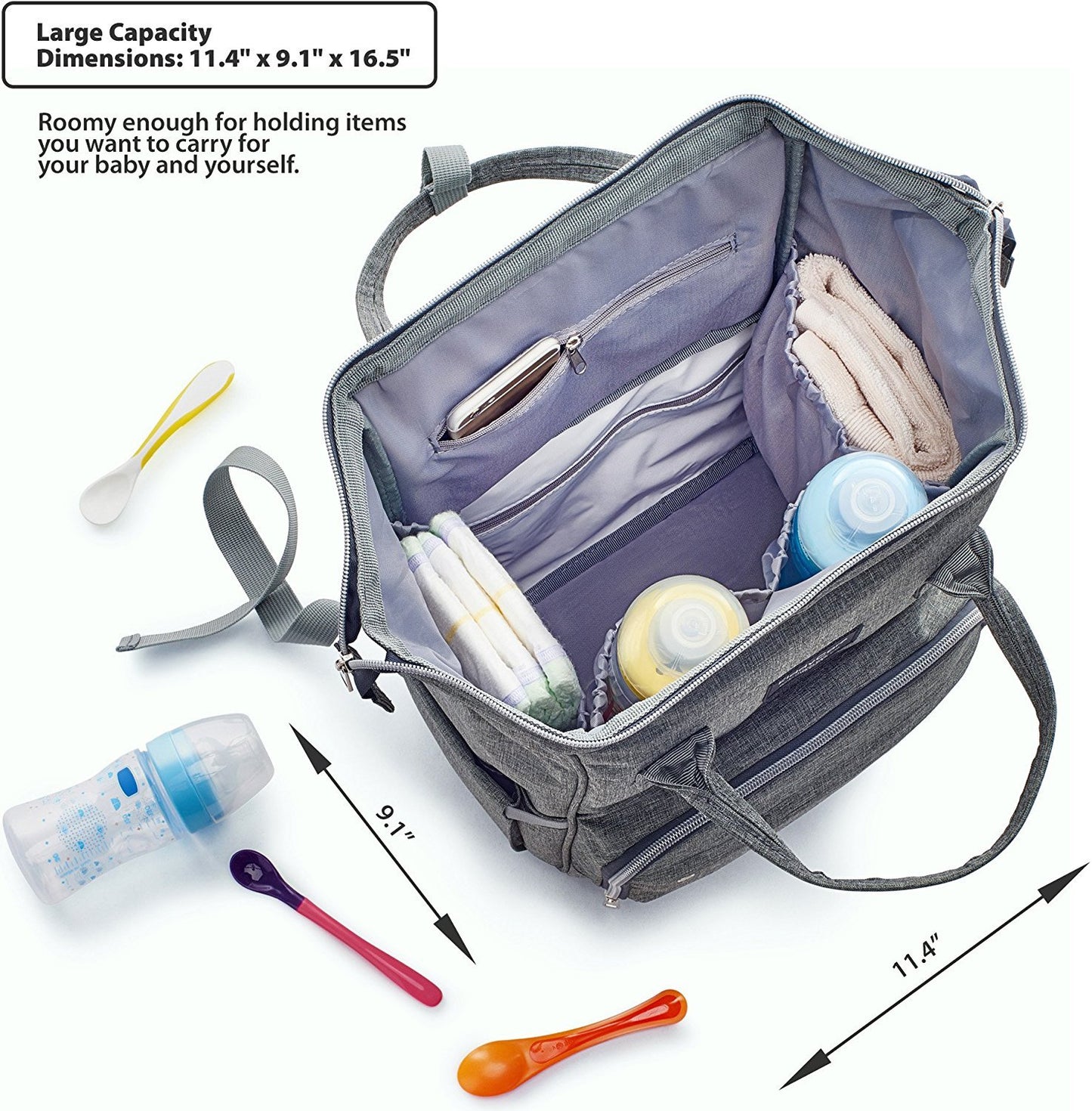 KiddyCare Diaper Bag Backpack