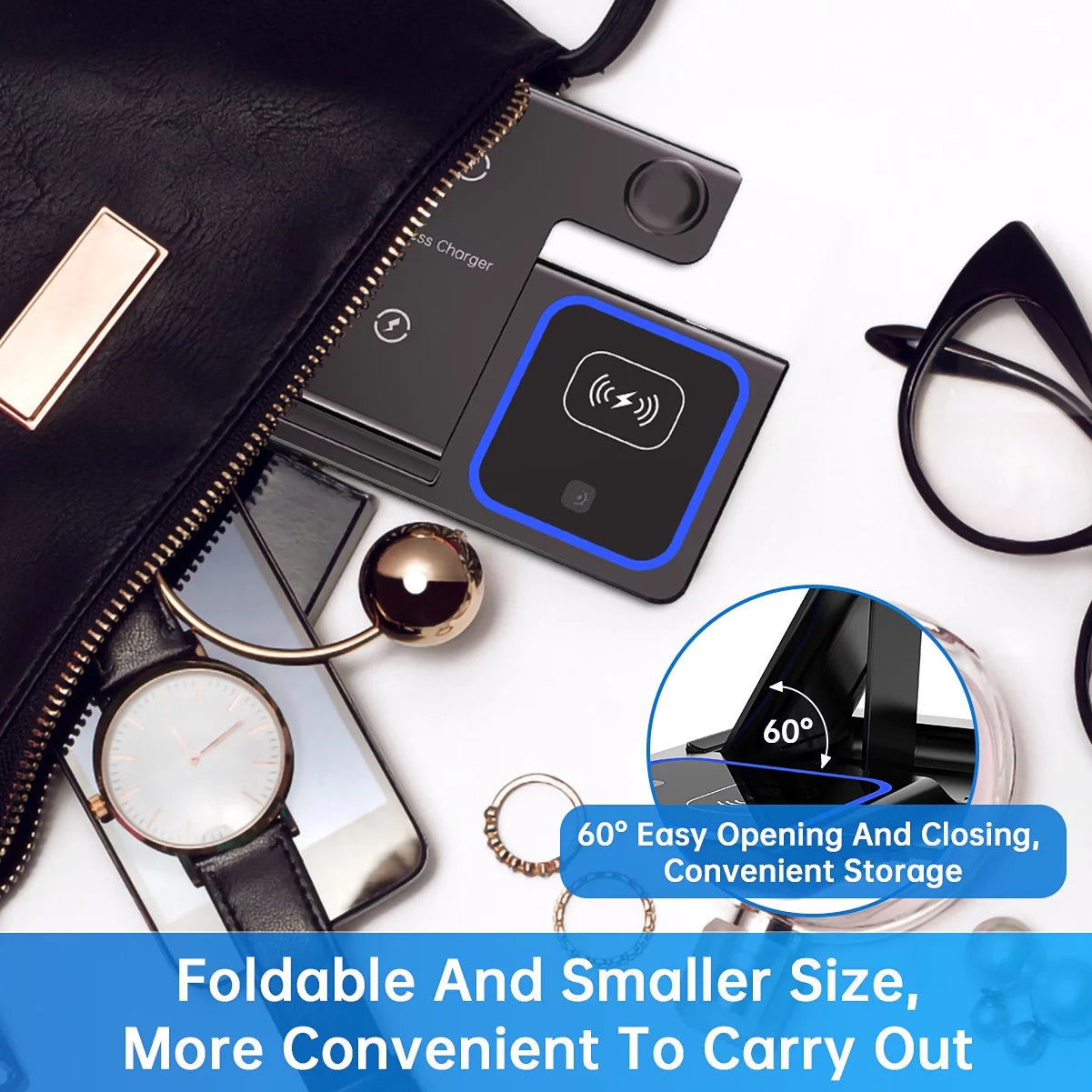 3 in 1 Wireless Charger for Smartphones.