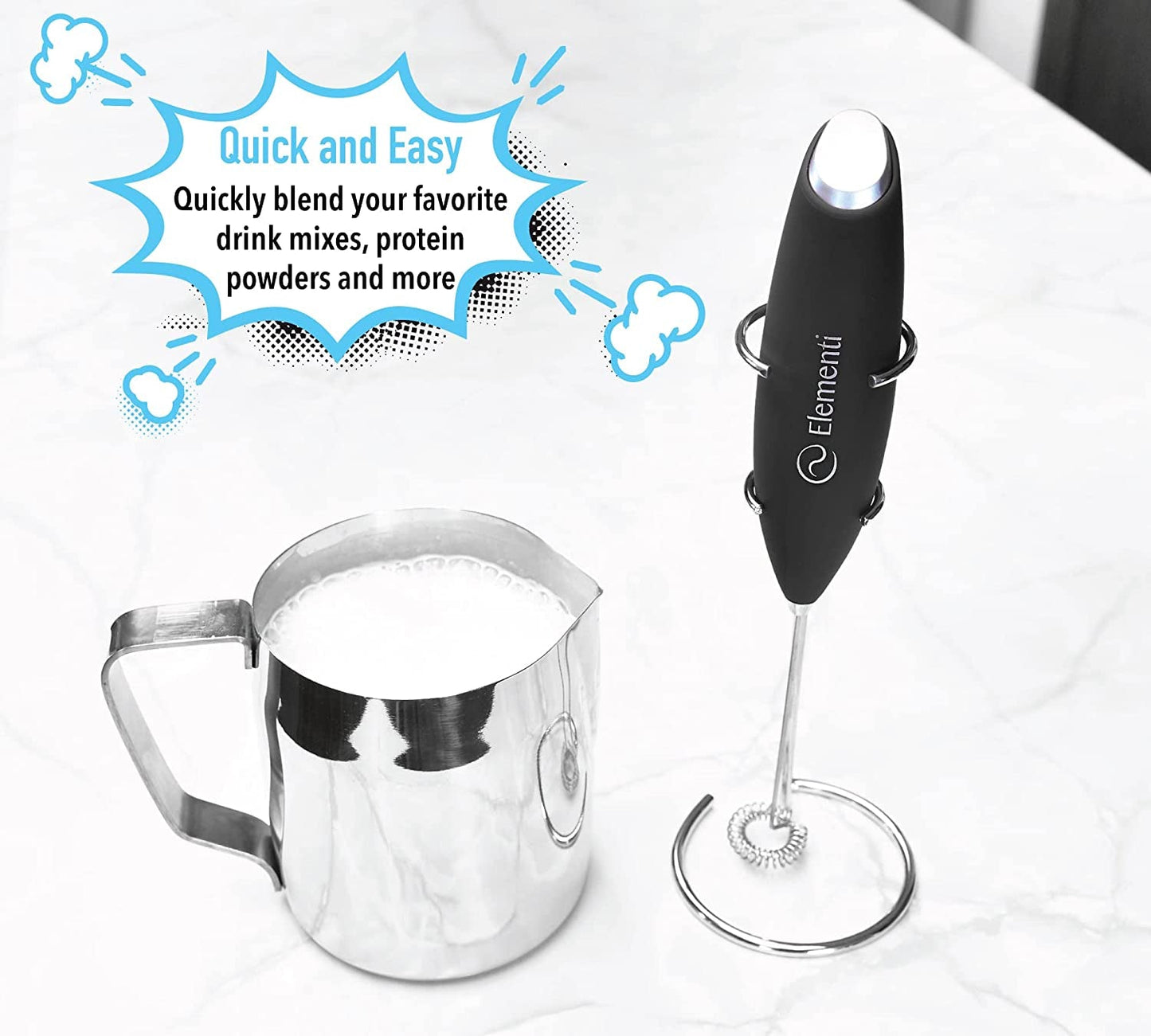 YIIFEEO Milk Frother and Matcha Mixer