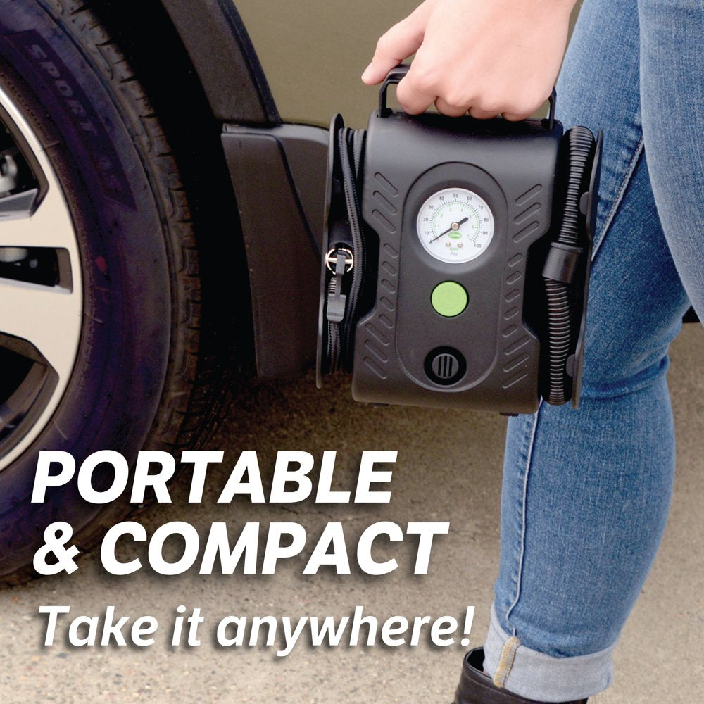 Multi-Purpose 12 Volt Tire Inflator for Cars, Trucks, Bikes and More!