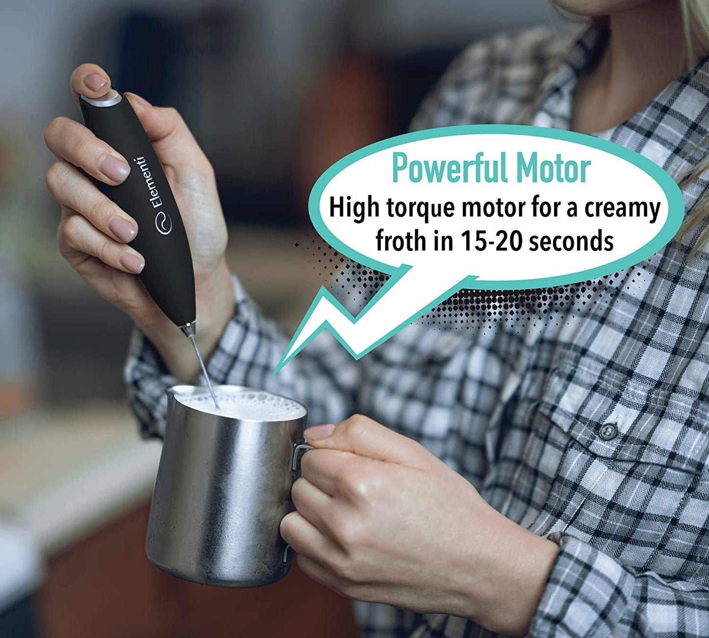 YIIFEEO Milk Frother and Matcha Mixer