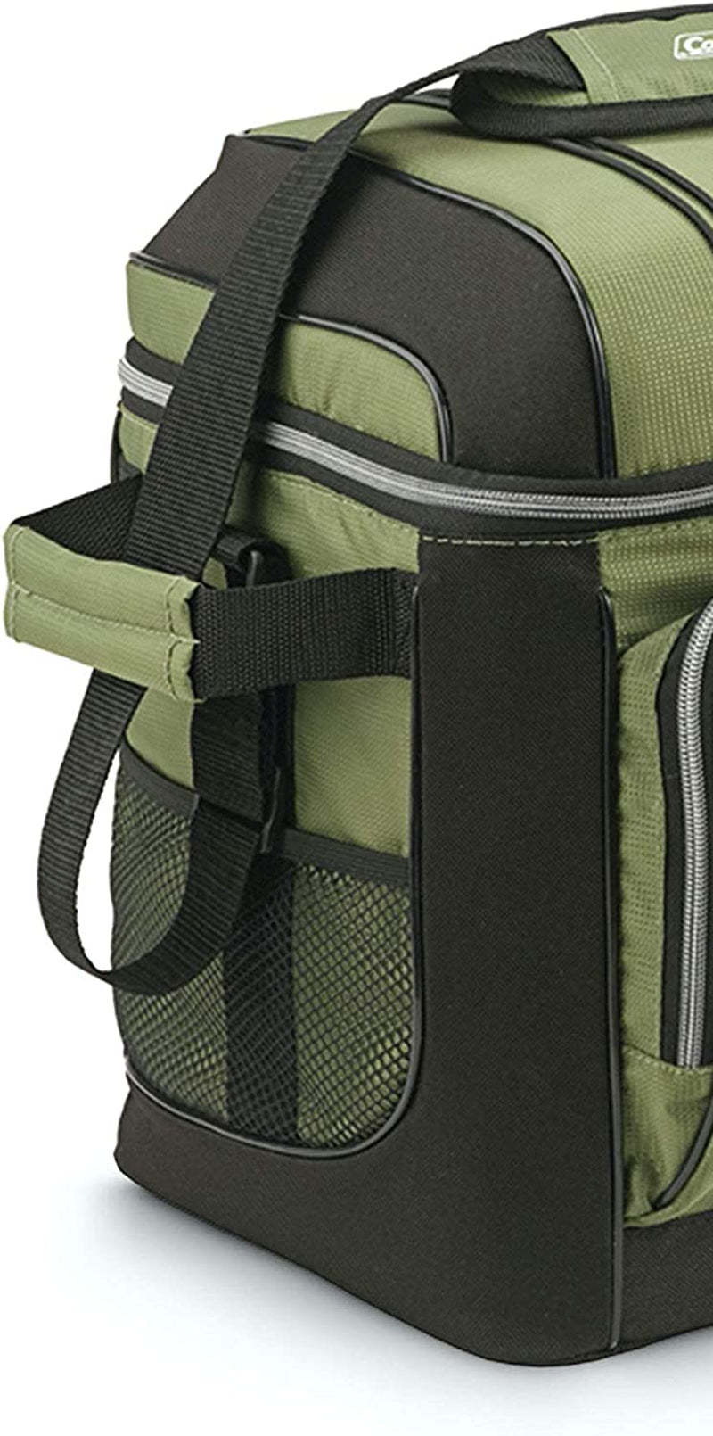 Insulated Portable Soft Cooler, Leak-Proof 30 Can Capacity Ice Cooler with Ice Retention