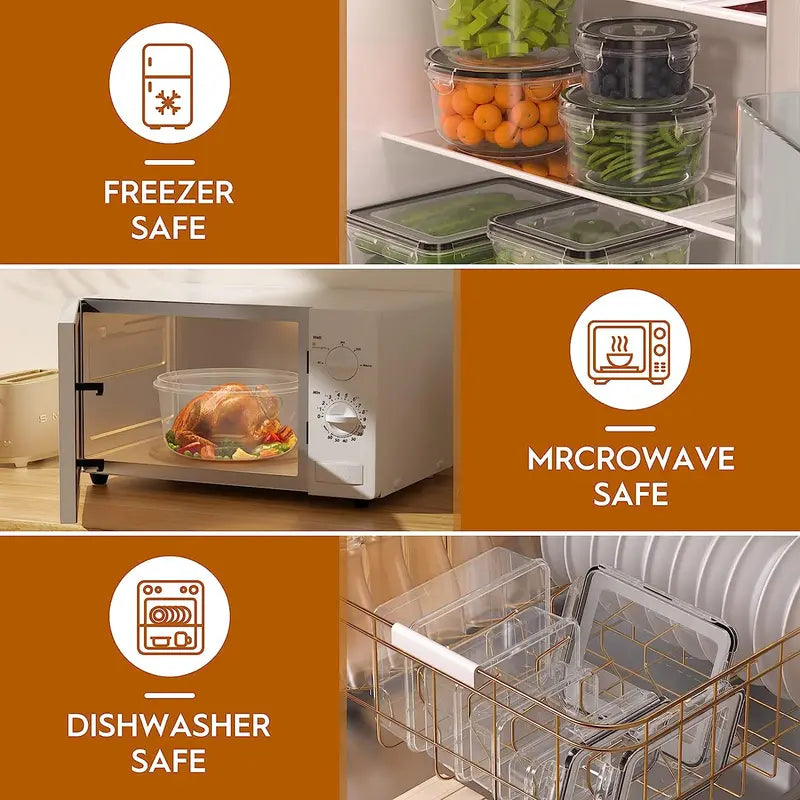 YIIFEEO 40-Piece Food Storage Container Set